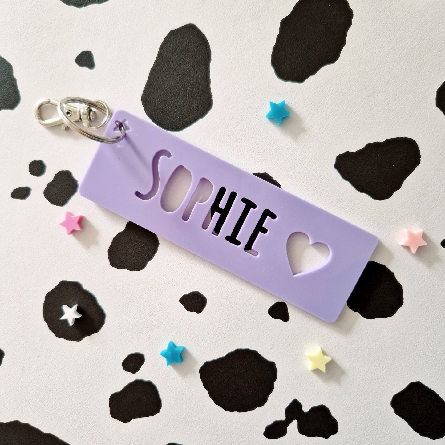 Personalised Girls Keyring