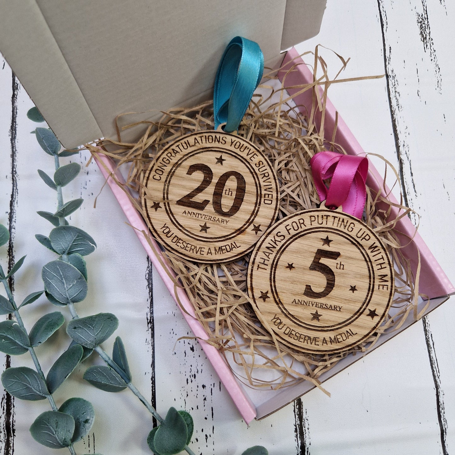 Humorous Wedding Anniversary Medal Gift