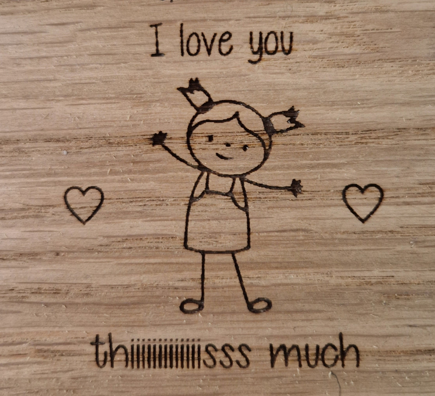 Grandad I love you this much Coaster