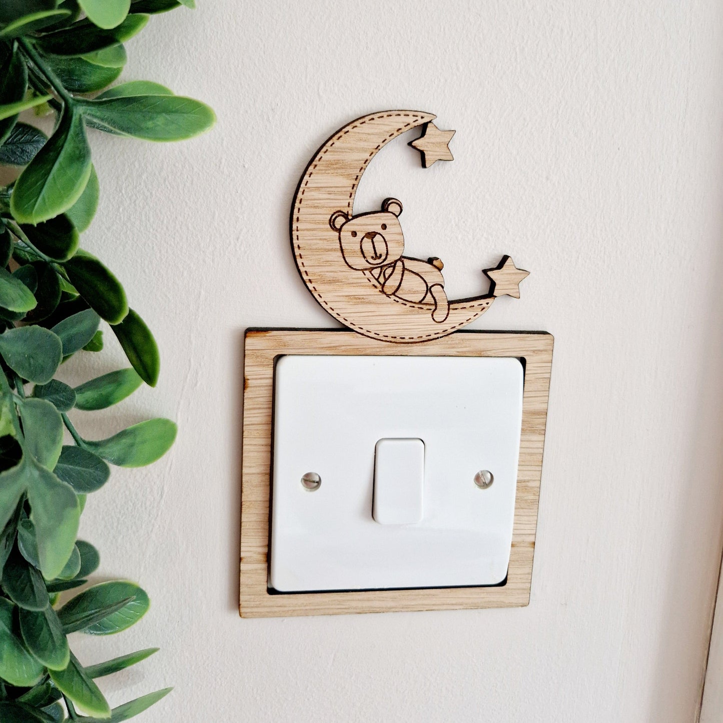 Nursery Light Switch Surround 'Sweet Dreams'