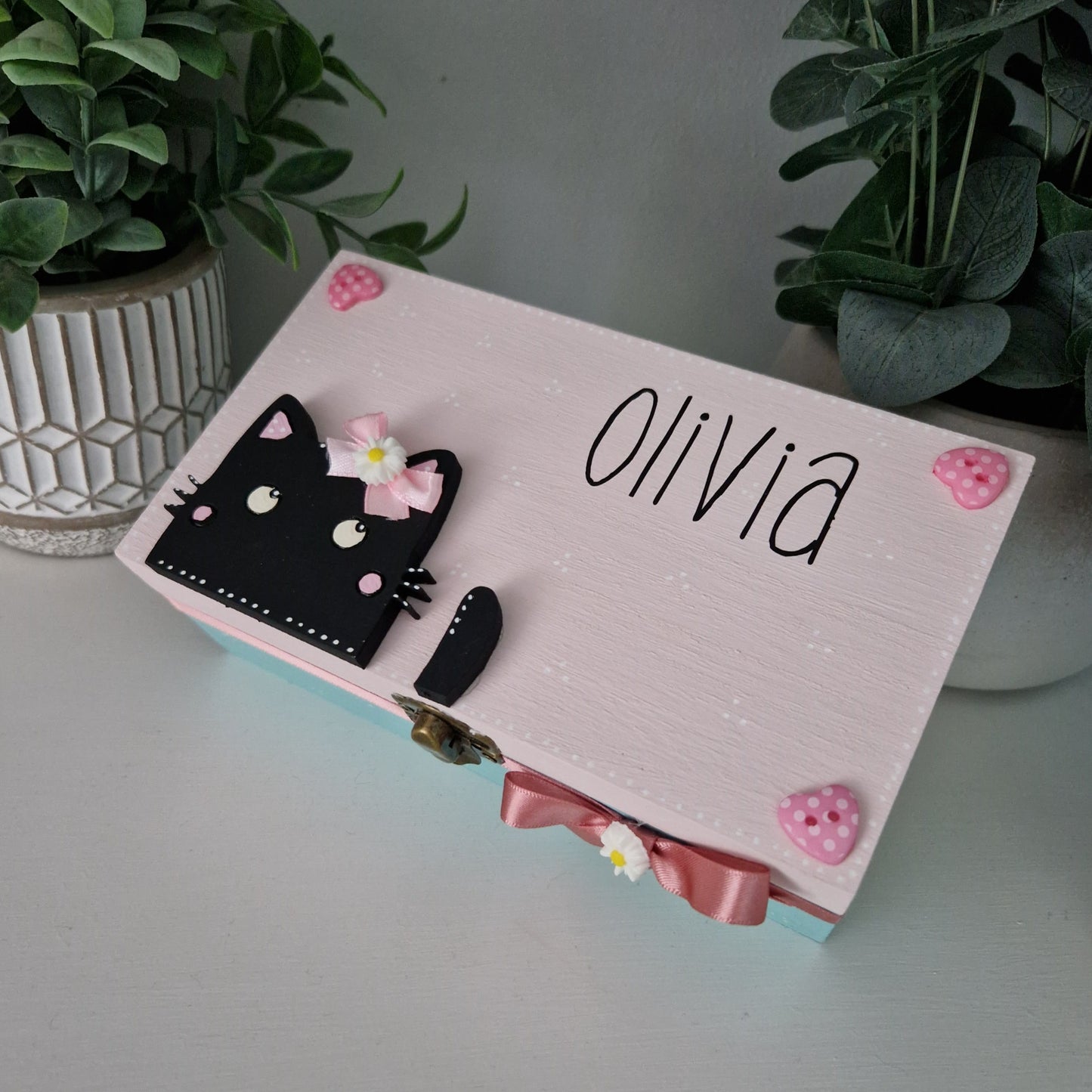 Trinket Box 'Cute Kitty'