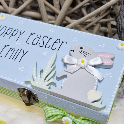 'Hoppy Easter' Trinket Box