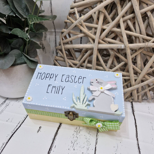 'Hoppy Easter' Trinket Box