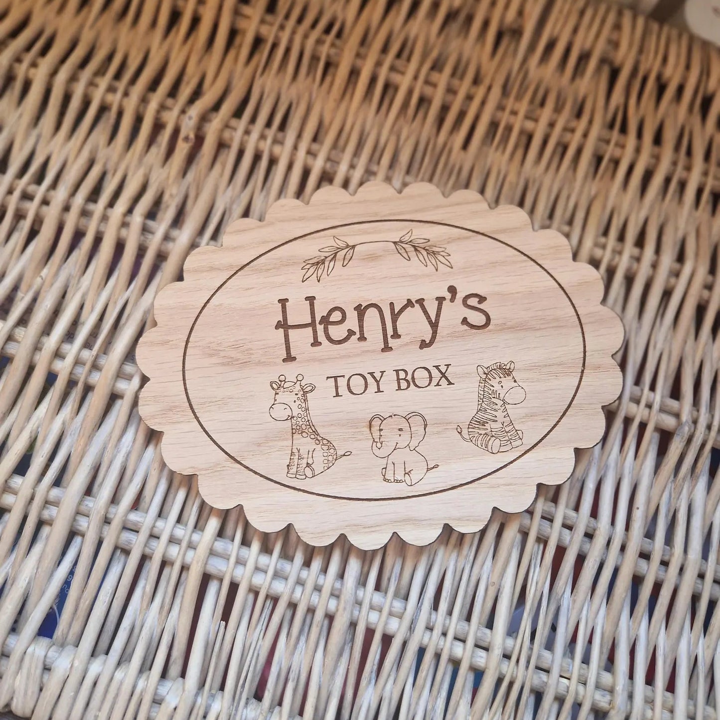 Toy Box Sign- Personalised