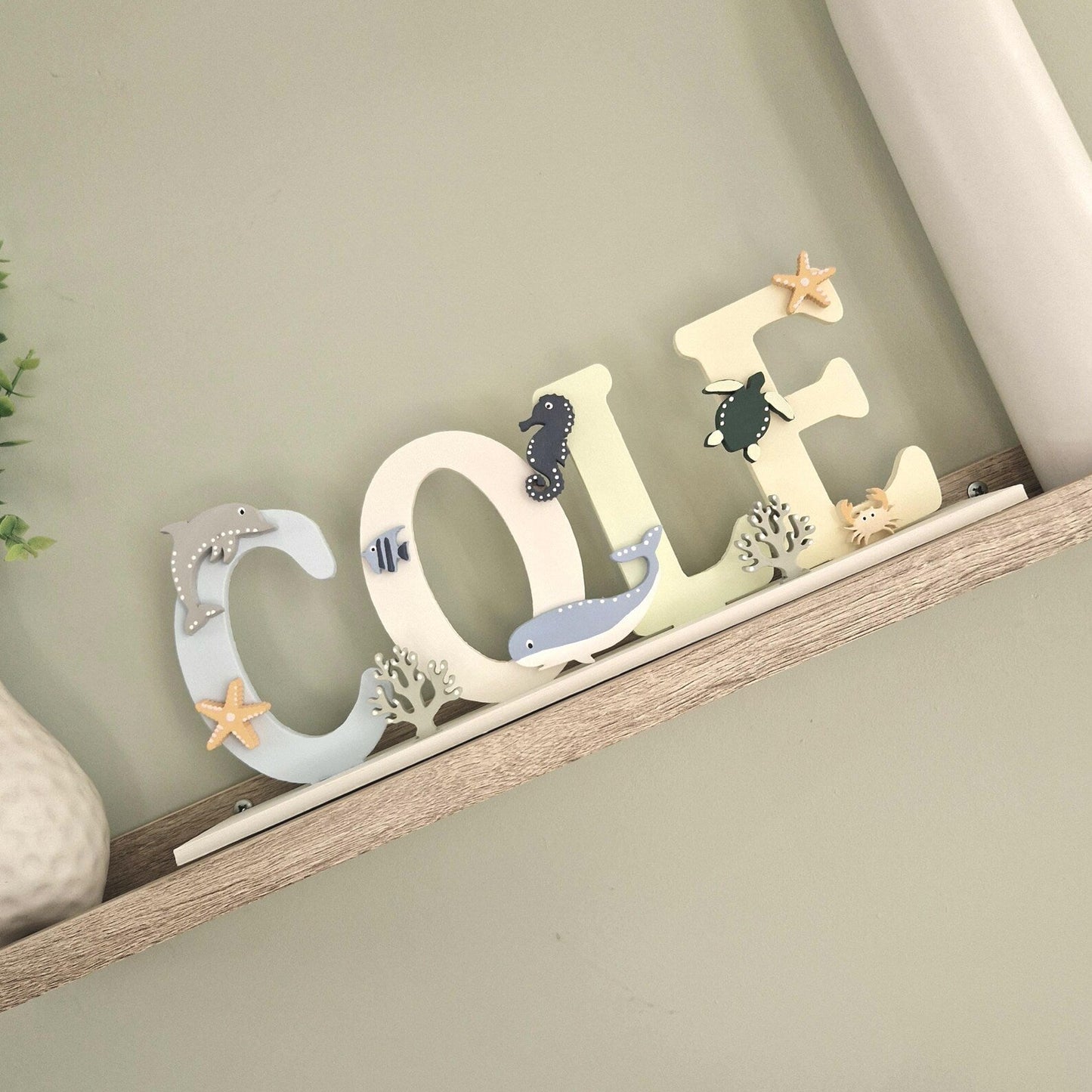 Under the Sea Children's Name Sign