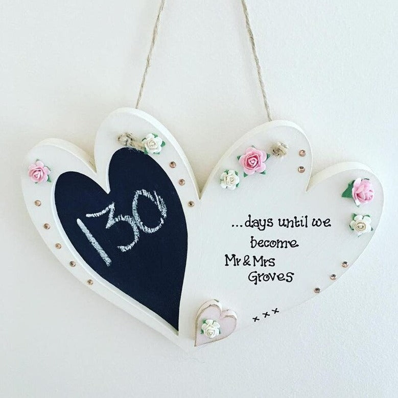 Personalised Wedding Countdown Sign