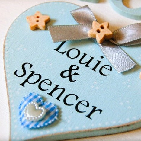 Twin Boy Personalised Memory Box