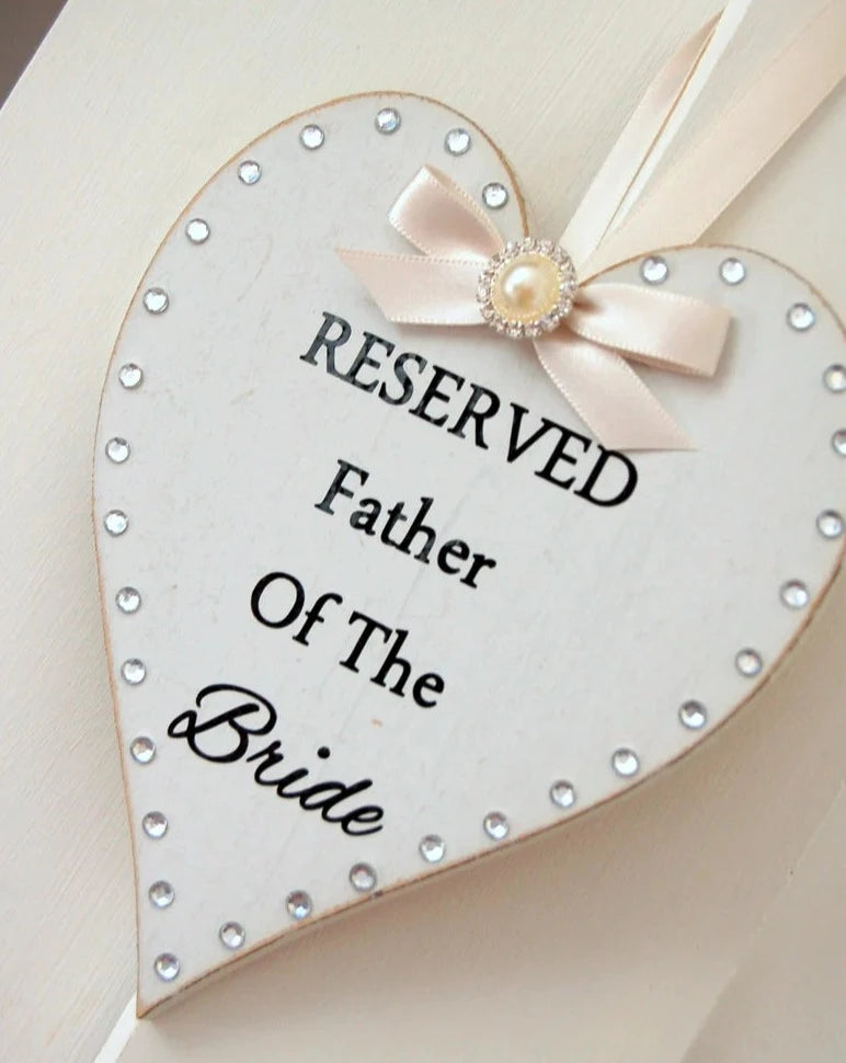 Wedding Seat Reservation Sign