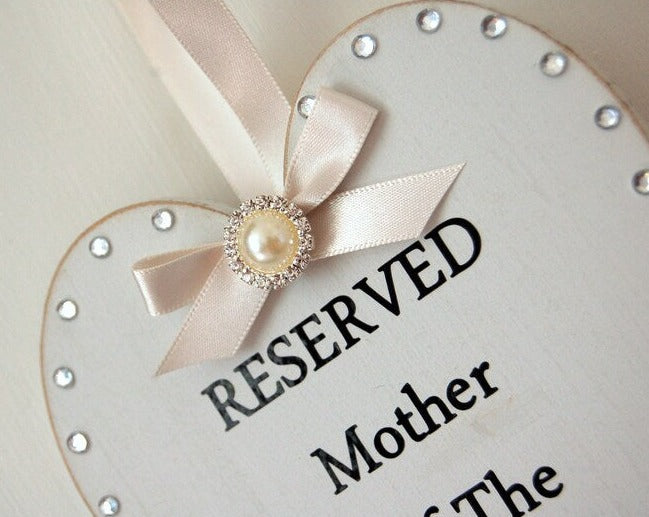 Wedding Seat Reservation Sign