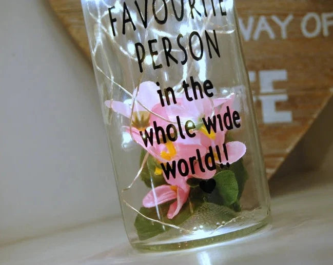 Light up Bottle 'My Favourite Person'