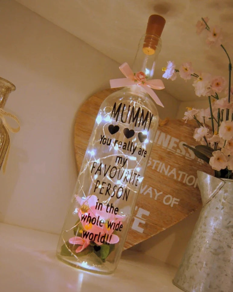 You are my favourite Person Light up bottle gift