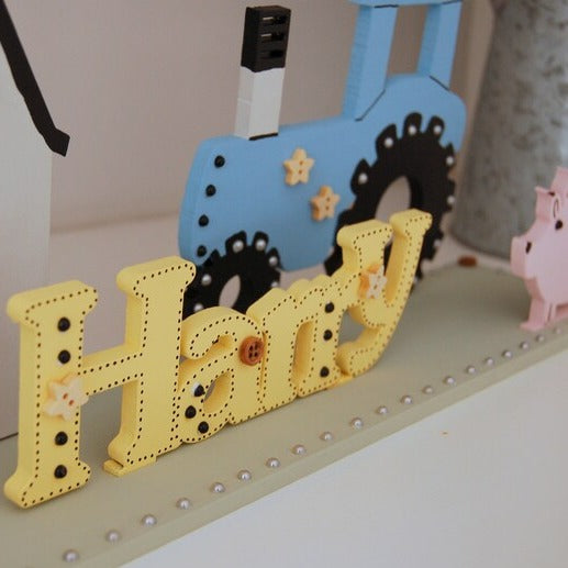 Childrens Name Sign 'Farmyard Friends'