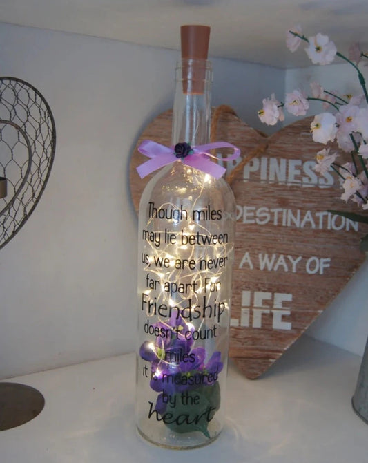 Light up Bottle 'Friendship'