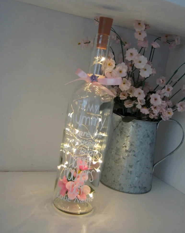Light up Bottle 'Mothers Day'