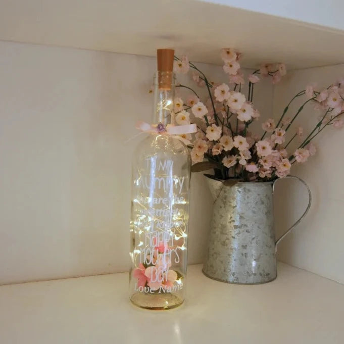 Light up Bottle 'Mothers Day'