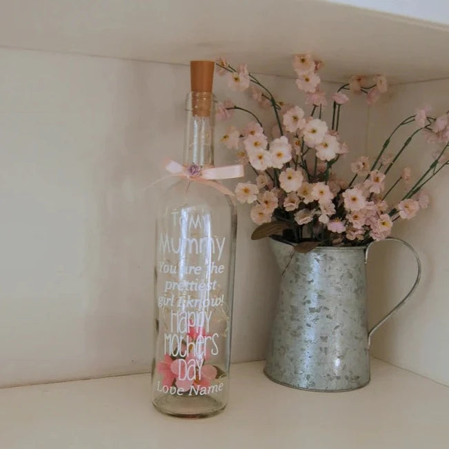Light up Bottle 'Mothers Day'