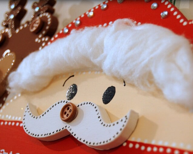 Luxury 'Santa Please Stop Here' Sign