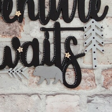 Wall Art 'Adventure Awaits'