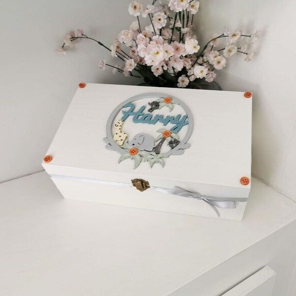 'Safari Friends' Baby Memory Box
