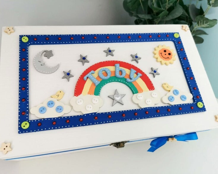 Rainbow Memory Box