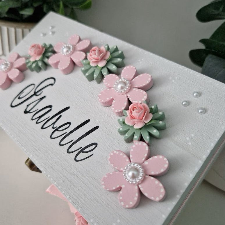Floral Arch Personalised Trinket Box