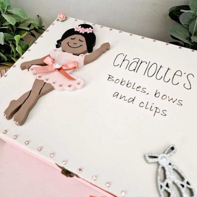 Girls Hair Accessories Storage Box