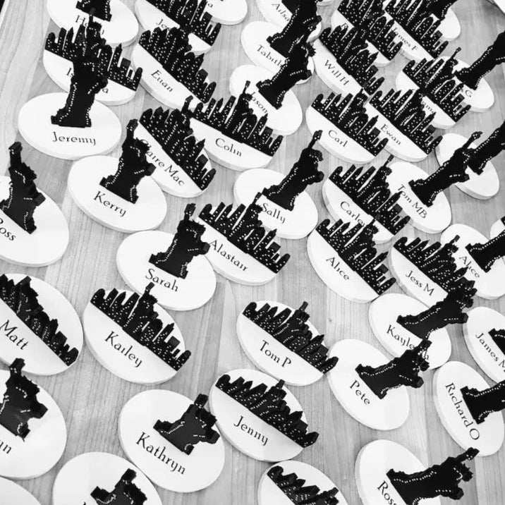 New York Wedding Name Settings