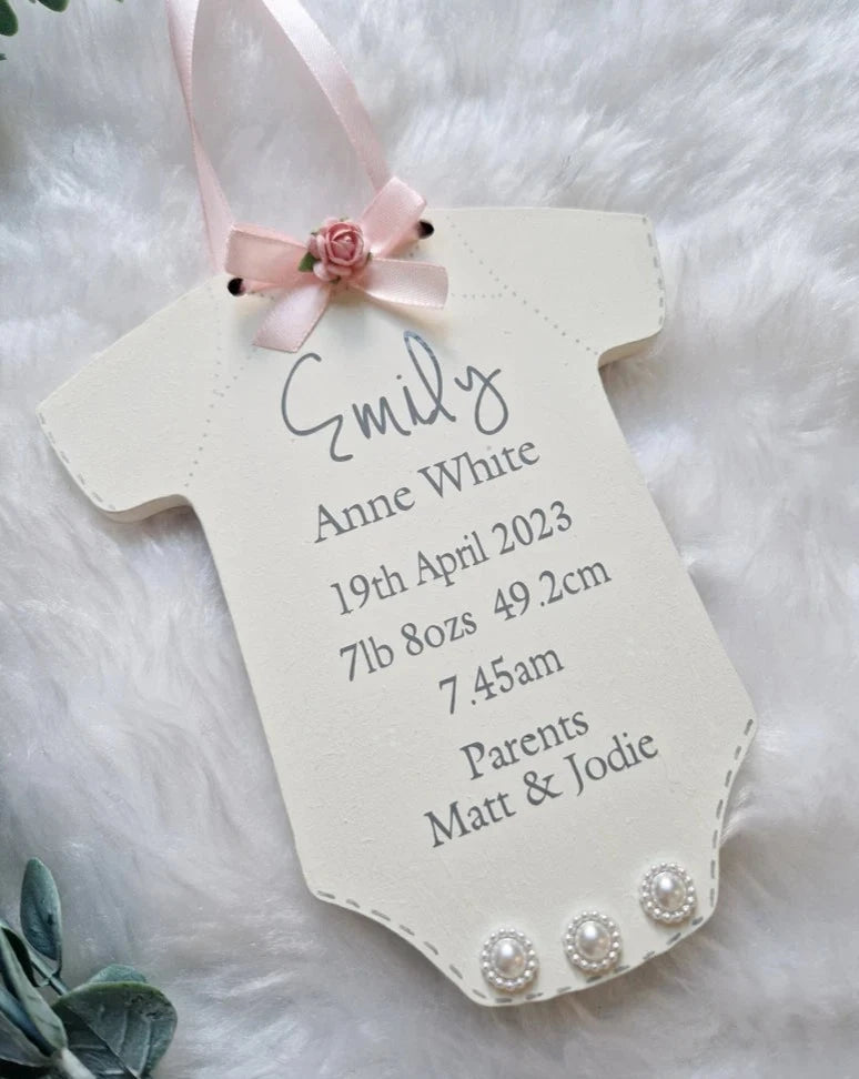 Personalised Baby Arrival Sign/ Photo Prop