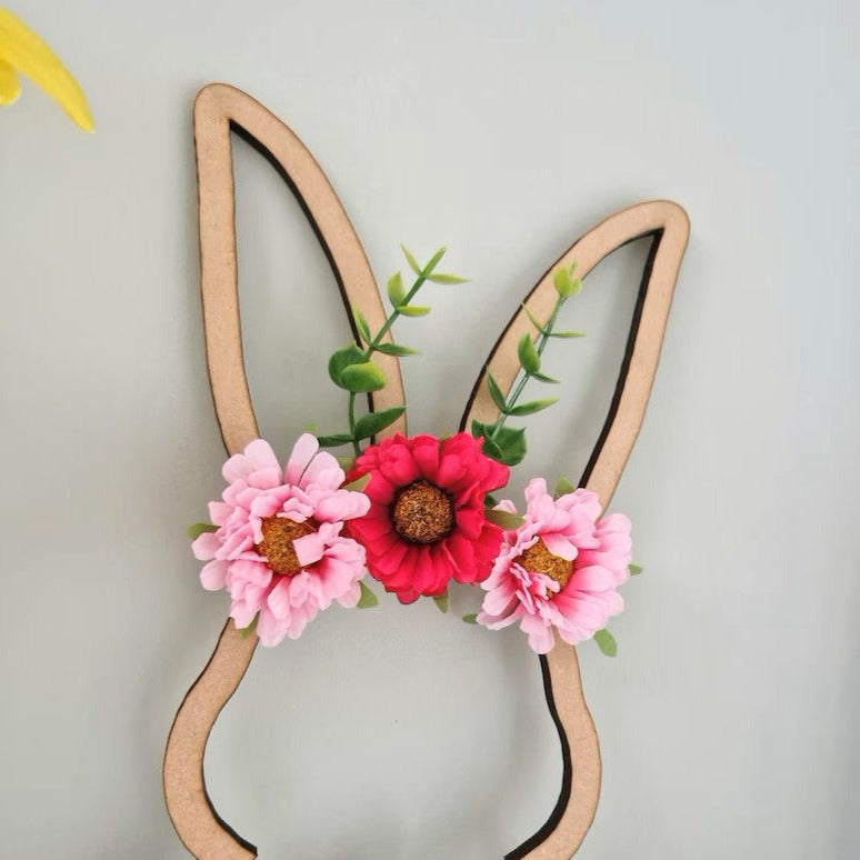 Hello Spring Wooden Bunny
