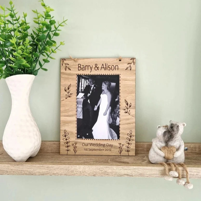 Wedding Photo Frame- Personalised