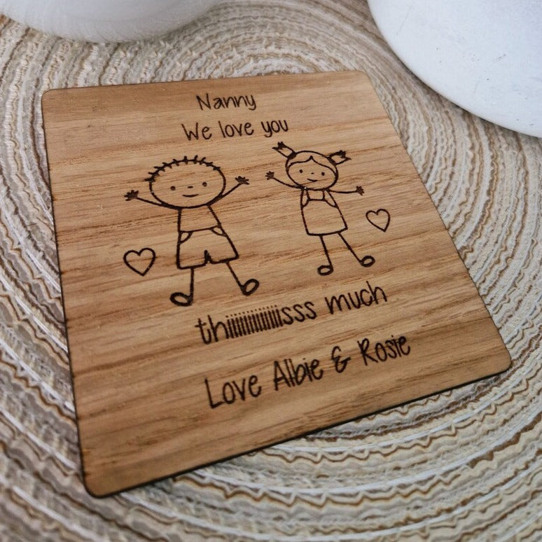 Nanny Personalised Coaster