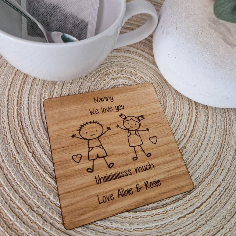 Nanny Personalised Coaster