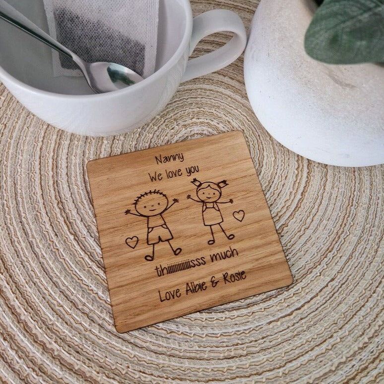 Nanny Personalised Coaster