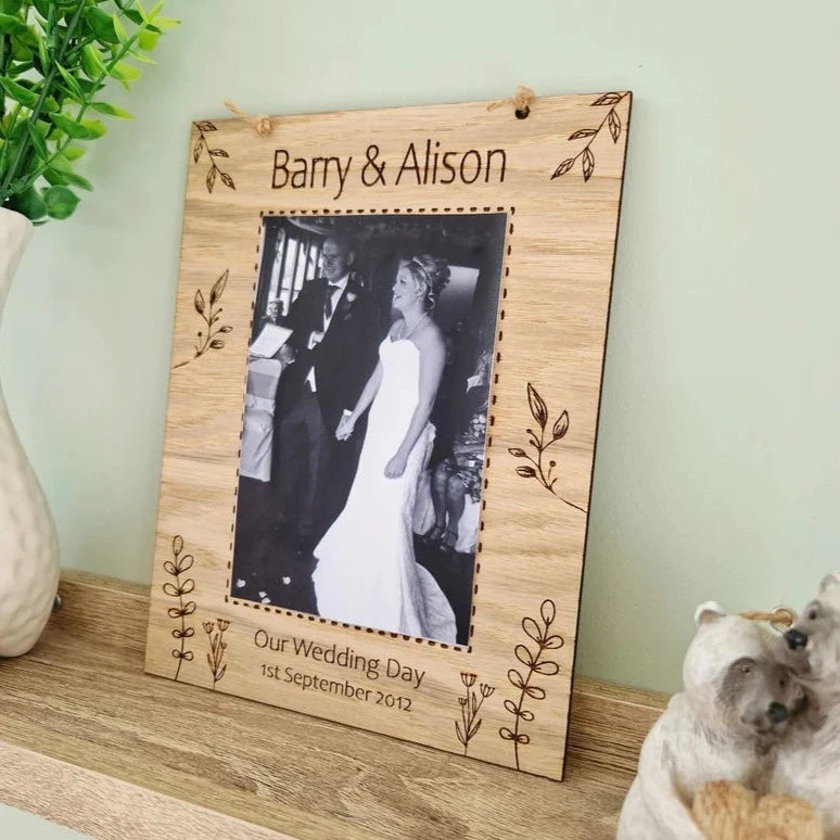 Wedding Photo Frame- Personalised