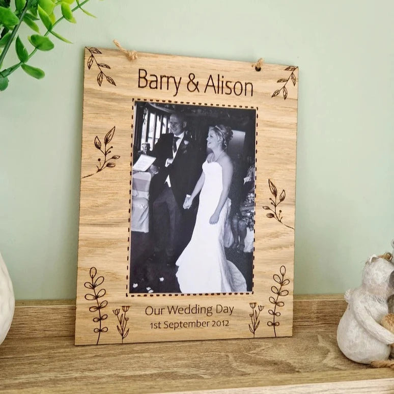 Wedding Photo Frame- Personalised