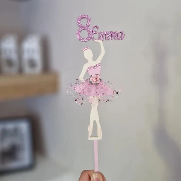 Personalised Ballerina Cake Topper