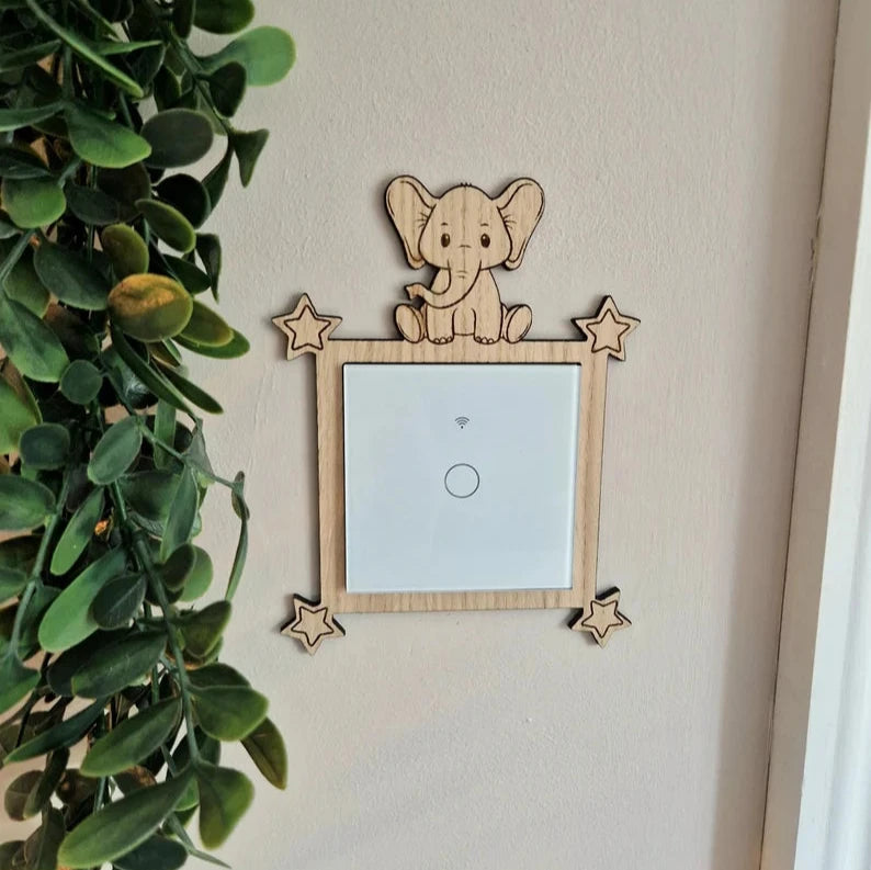 Light Switch Surround-Elephant