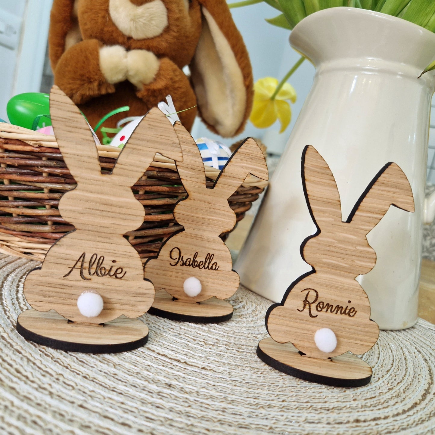 Easter Bunny Rabbit Table Place Names