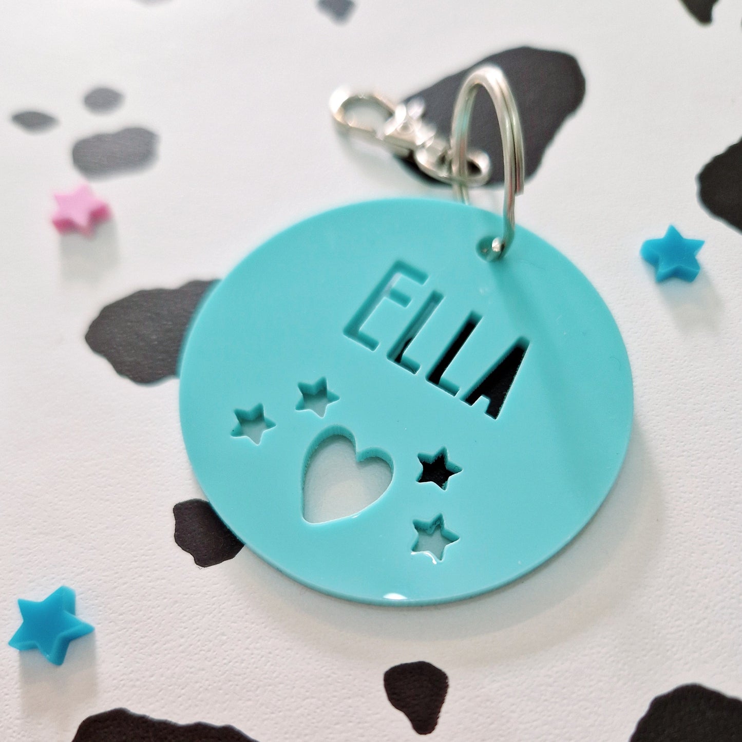 Acrylic Name Keyring