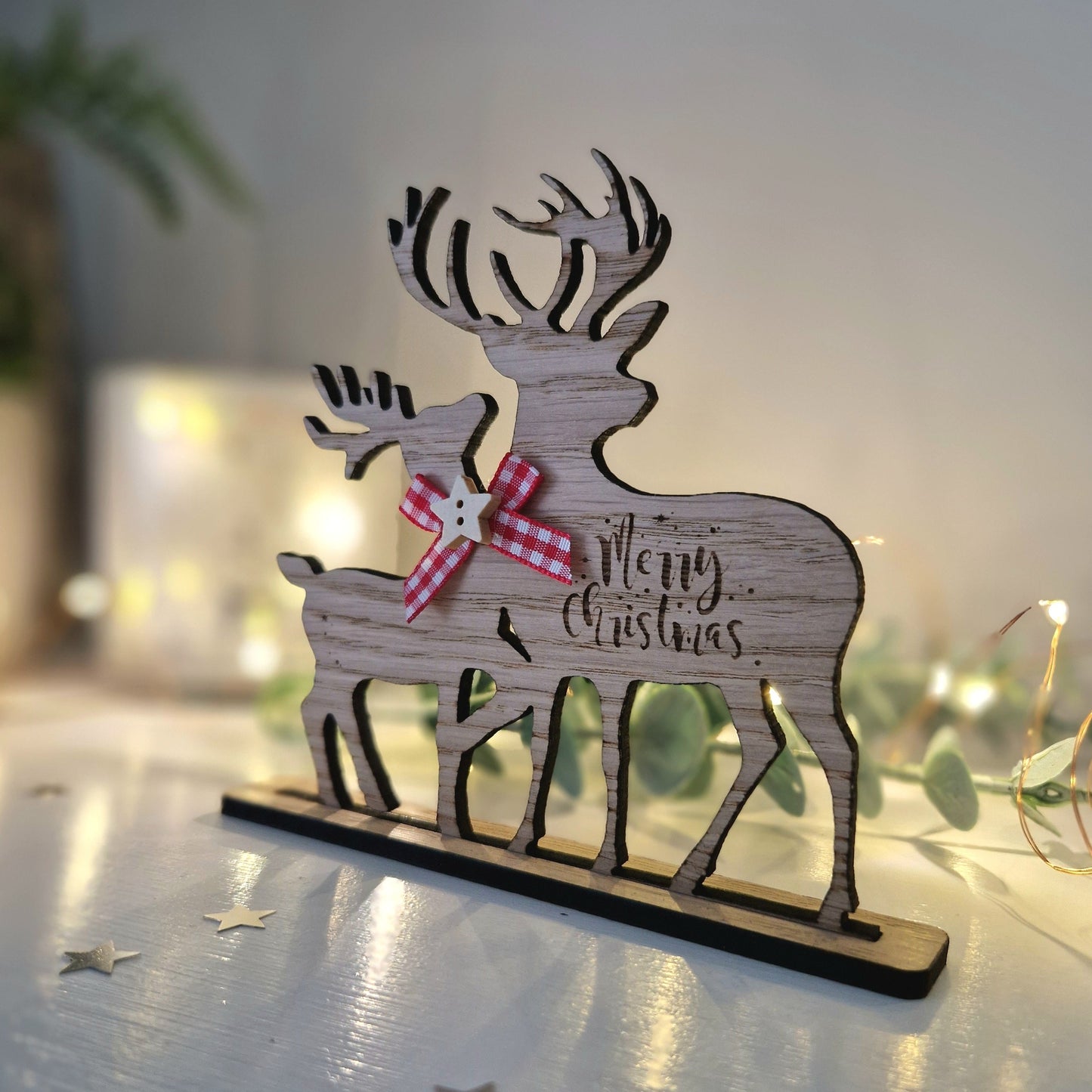 Reindeer 'Merry Christmas' Ornament