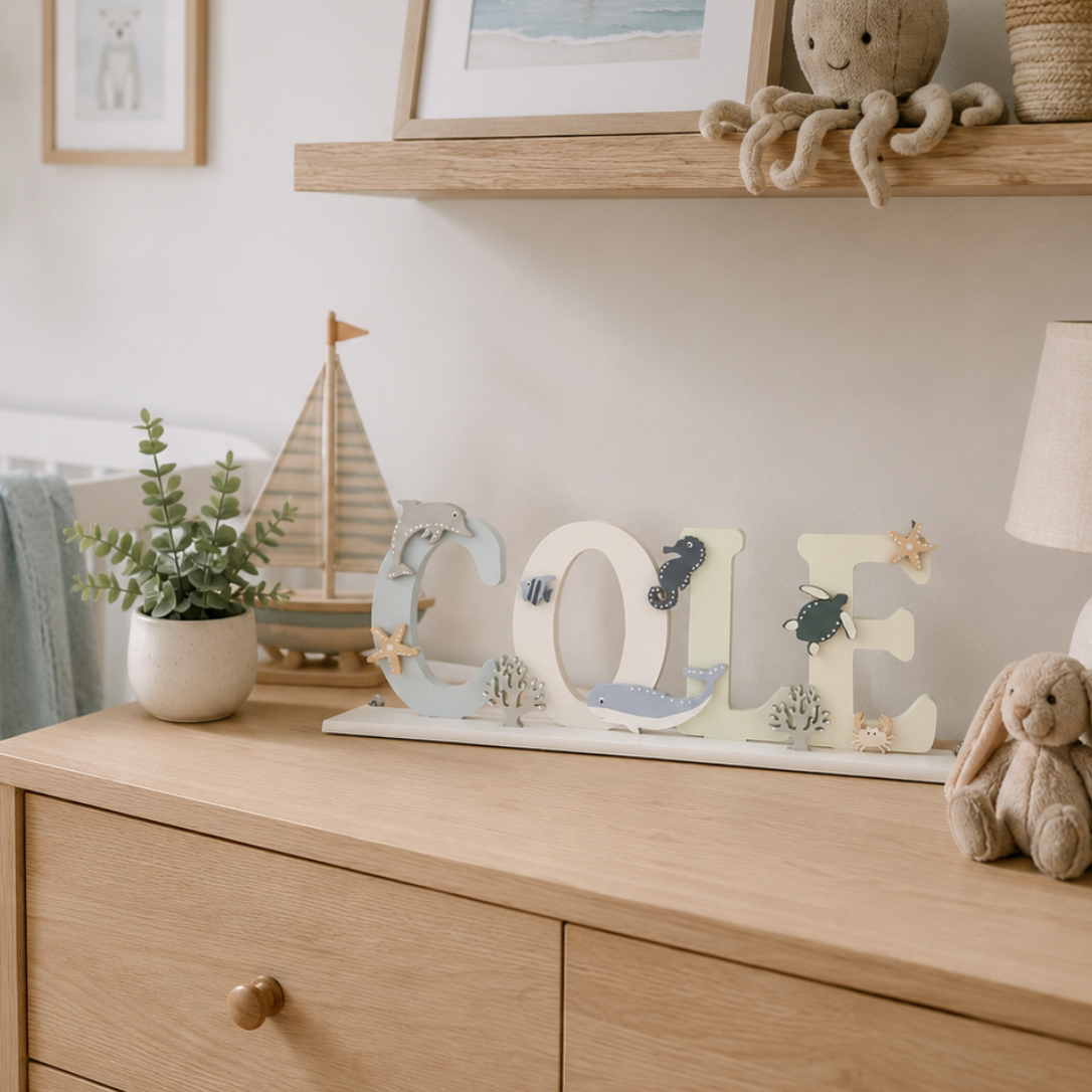 Under the Sea Children's Name Sign