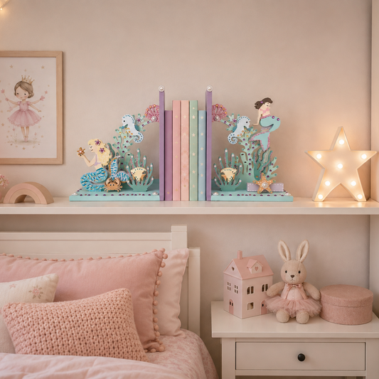 Mermaid Personalised Bookends
