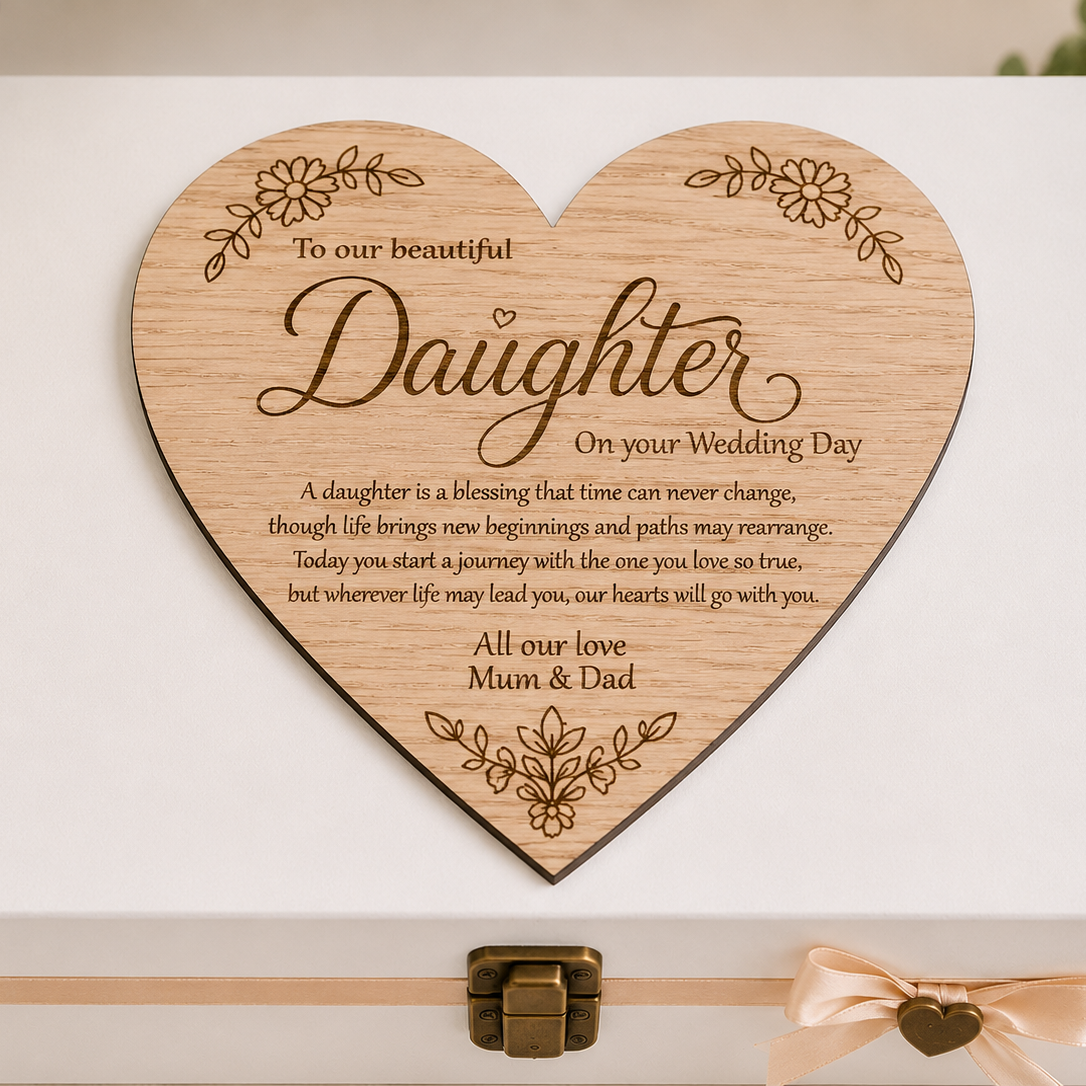 To our Daughter on your Wedding Day Memory Box