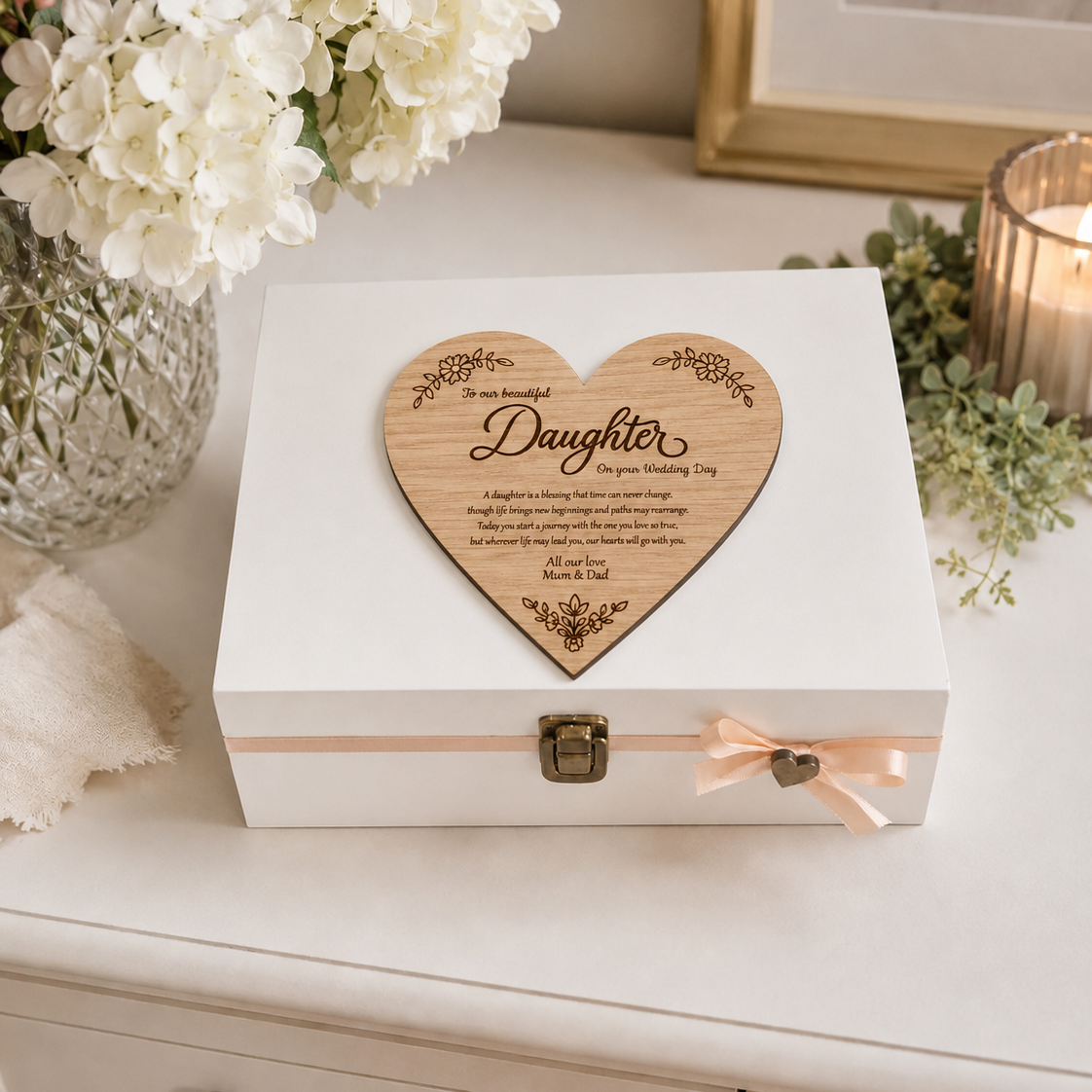 To our Daughter on your Wedding Day Memory Box
