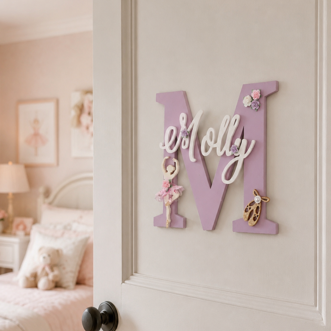 Ballerina Initial & Name