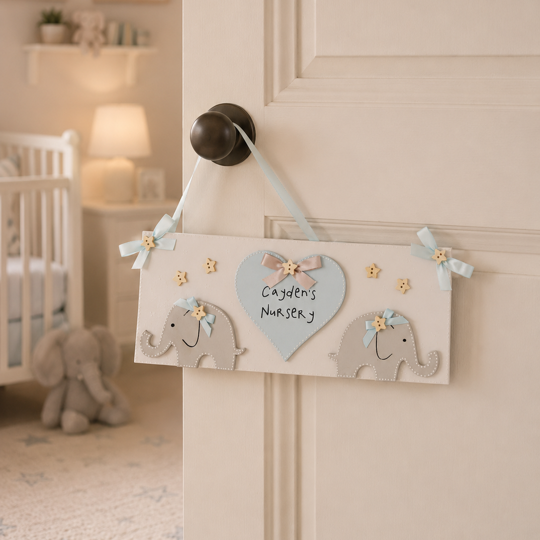 Personalised Nursery Door Plaque