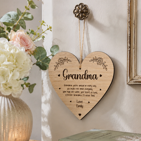 Grandma Oak Heart
