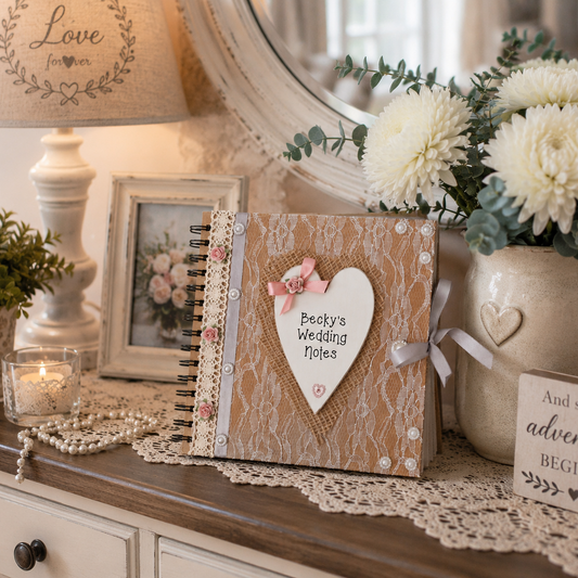 Personalised hand decorated Wedding Planner