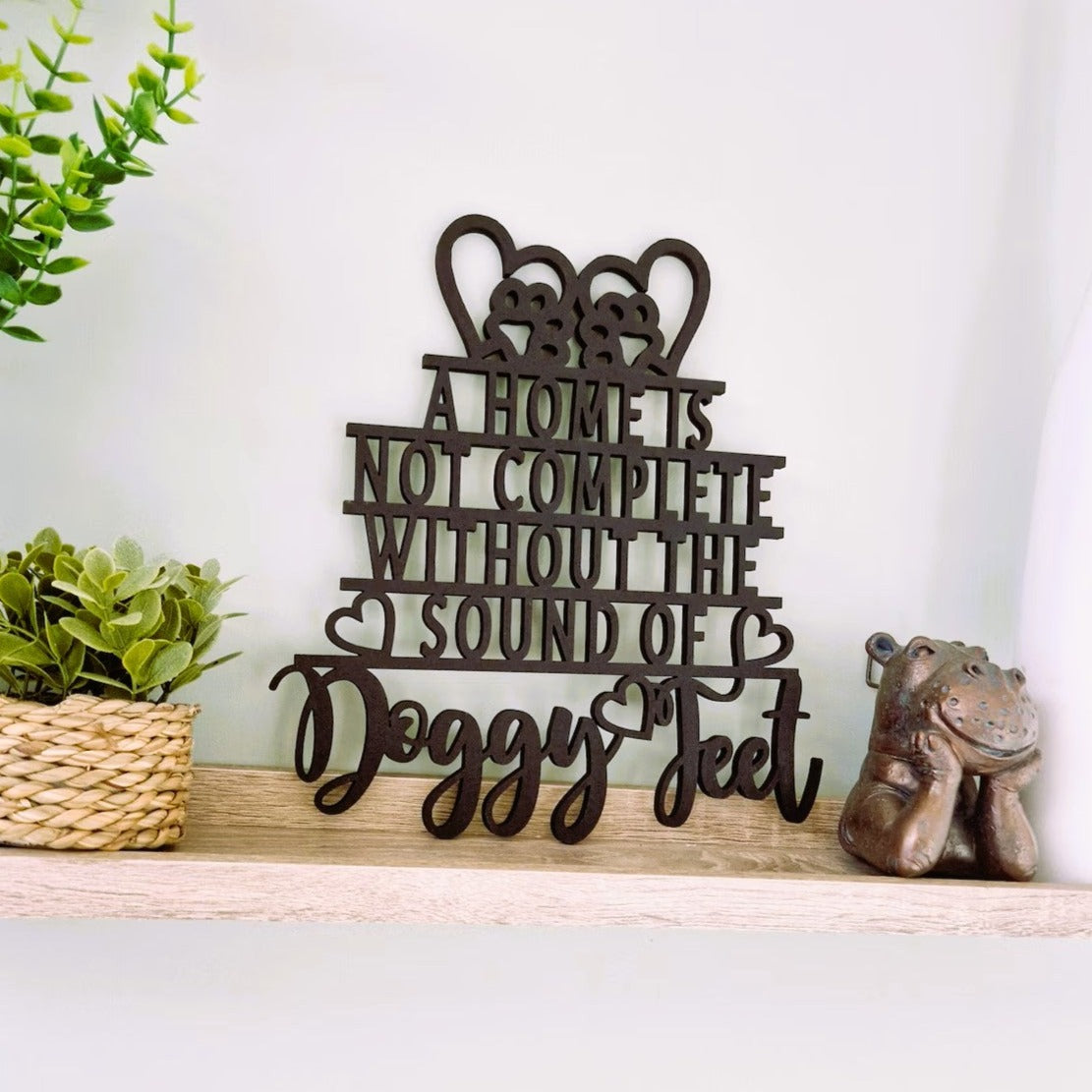 Doggy Feet Wall Sign