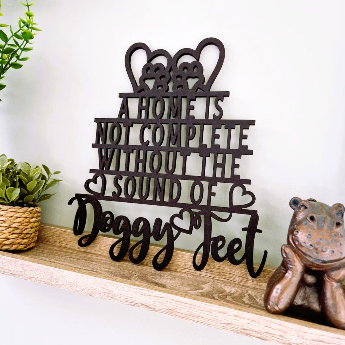 Doggy Feet Wall Sign